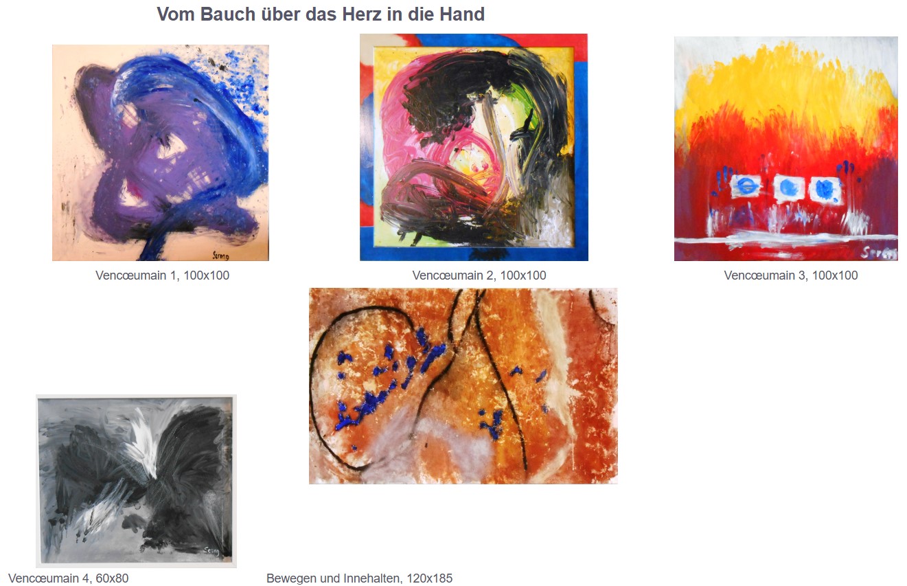 Vom Bauch über das Herz in die Hand